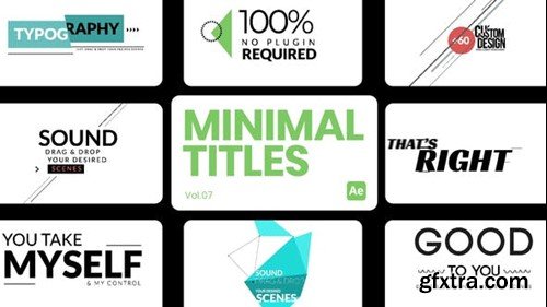 Videohive Minimal Titles 07 for After Effects 45370596