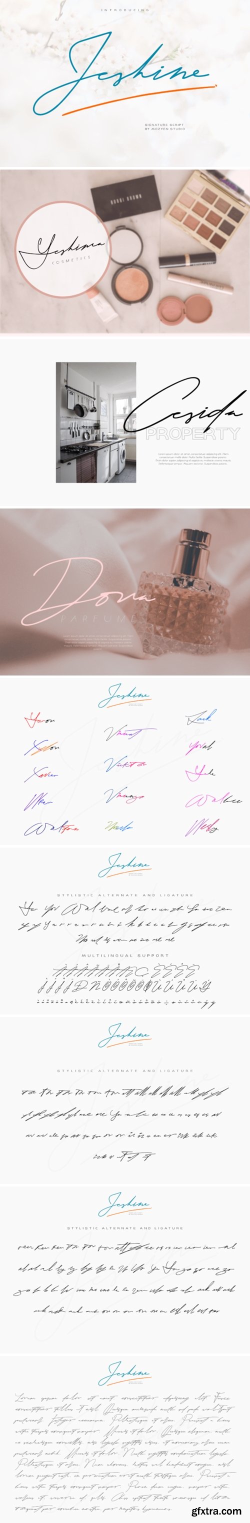 FontBundles - Jeshine | Signature Script 2559825