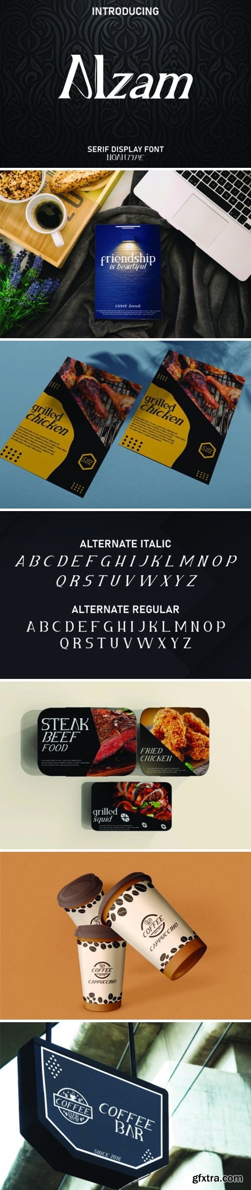 Alzam Font