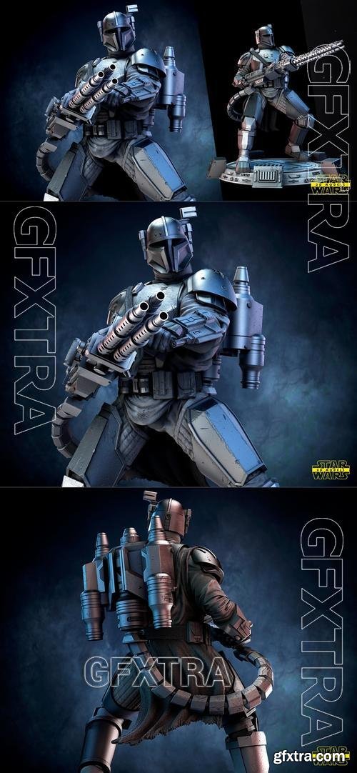 Star Wars - Paz Viszla Sculpture &ndash; 3D Print Model