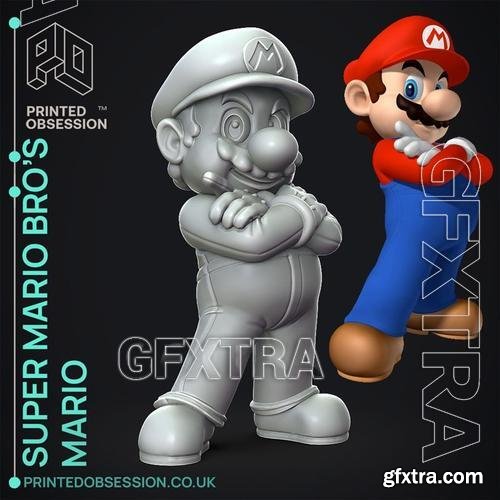 Mario - Super Mario Bros &ndash; 3D Print Model