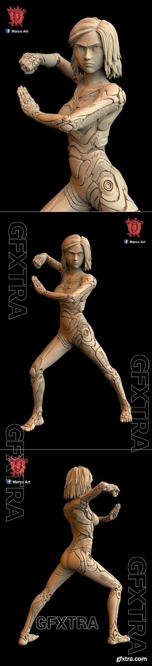 Alita By Marco Art &ndash; 3D Print Model