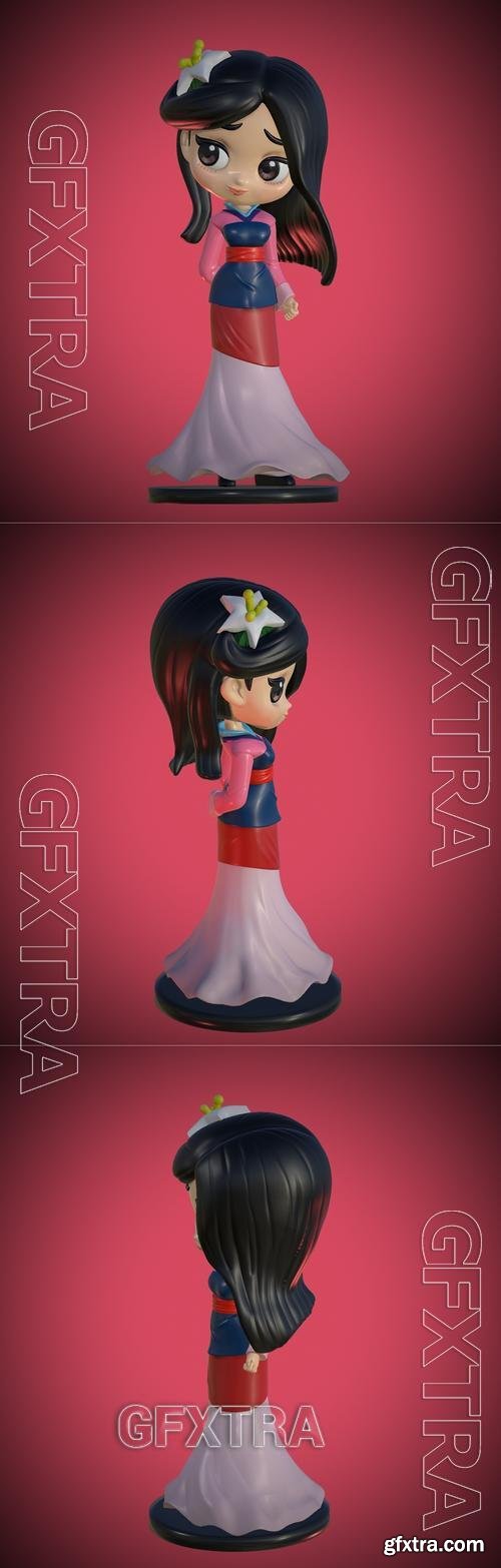 Mulan - Q Posket &ndash; 3D Print Model