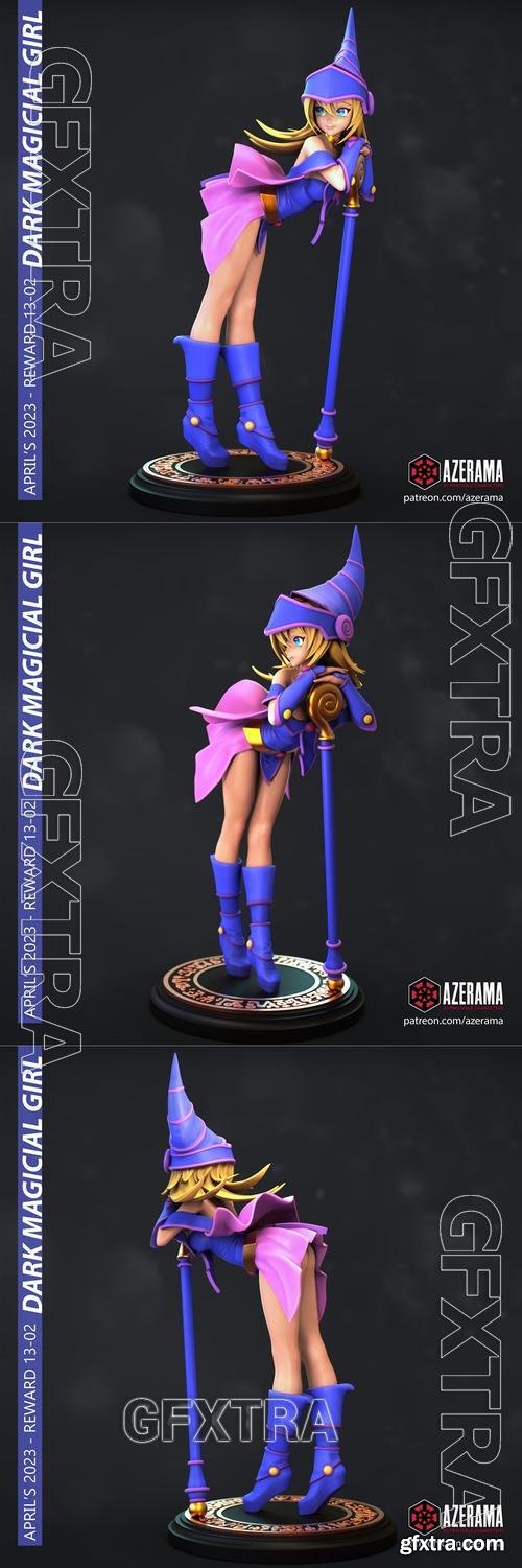 Azerama - Dark Magician Girl &ndash; 3D Print Model