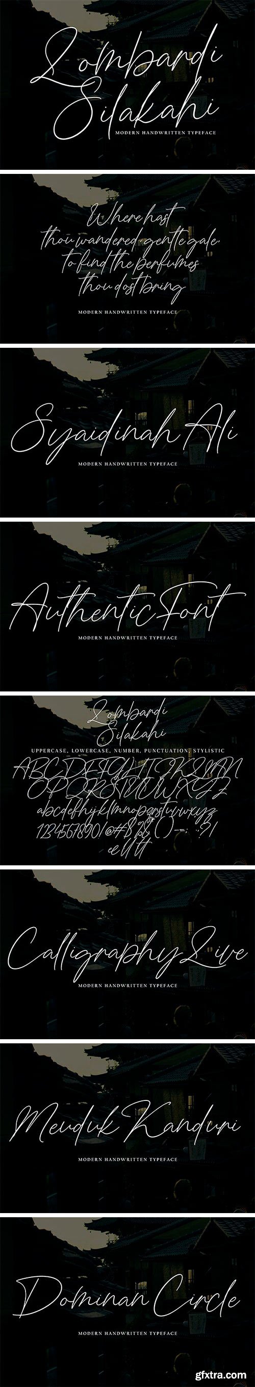 Lombardi Silakahi Font