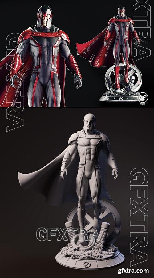 Magneto Fan art high quality &ndash; 3D Print Model