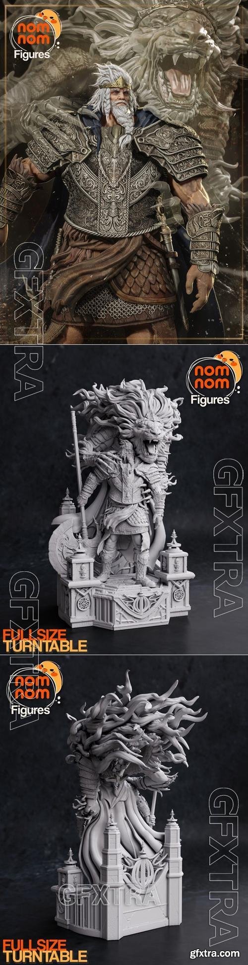 Nomnom Figures - Godfrey The First Elden Lord from Elden Ring &ndash; 3D Print Model