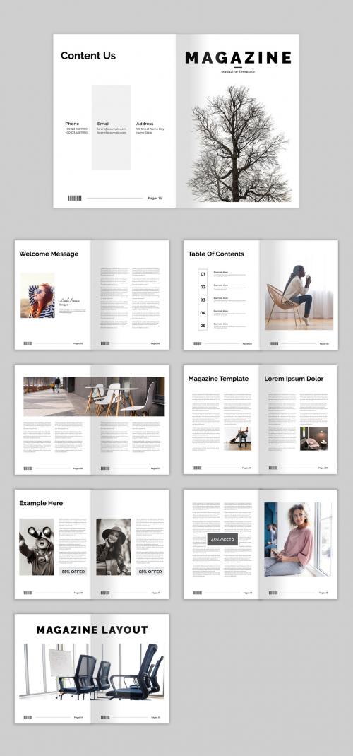 Magazine Template 565615074