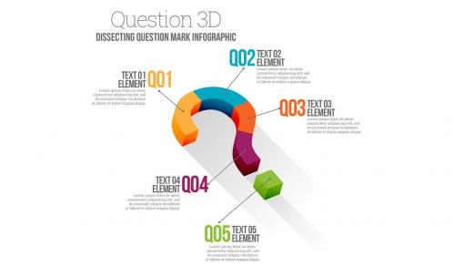 Question 3D Infographic 121968927