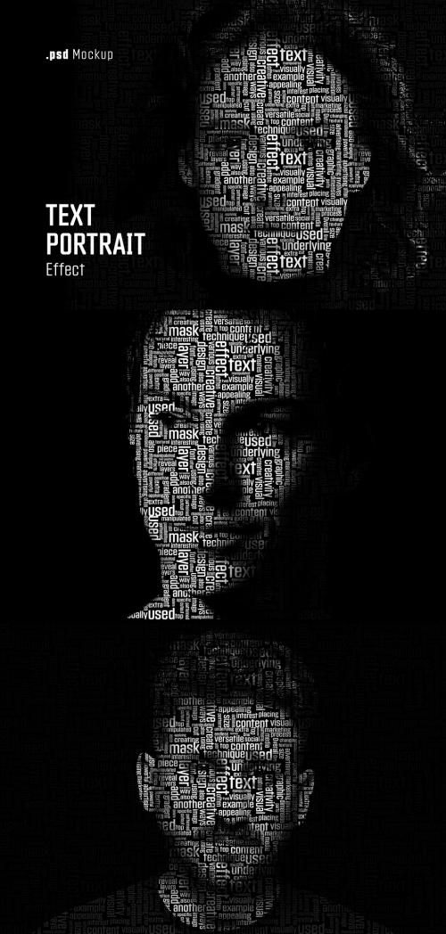 Text Portrait Effect 588307374