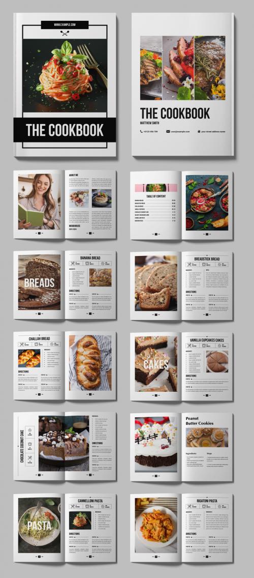 Cookbook Design Template Layout 573784004