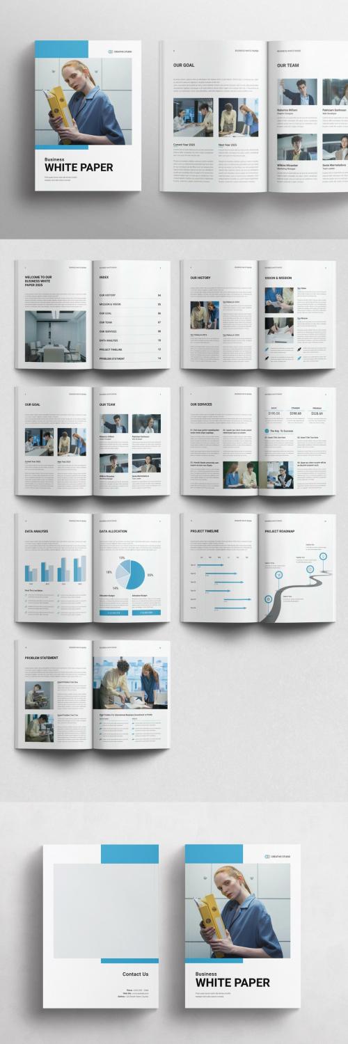 Business White Paper Template 572238917