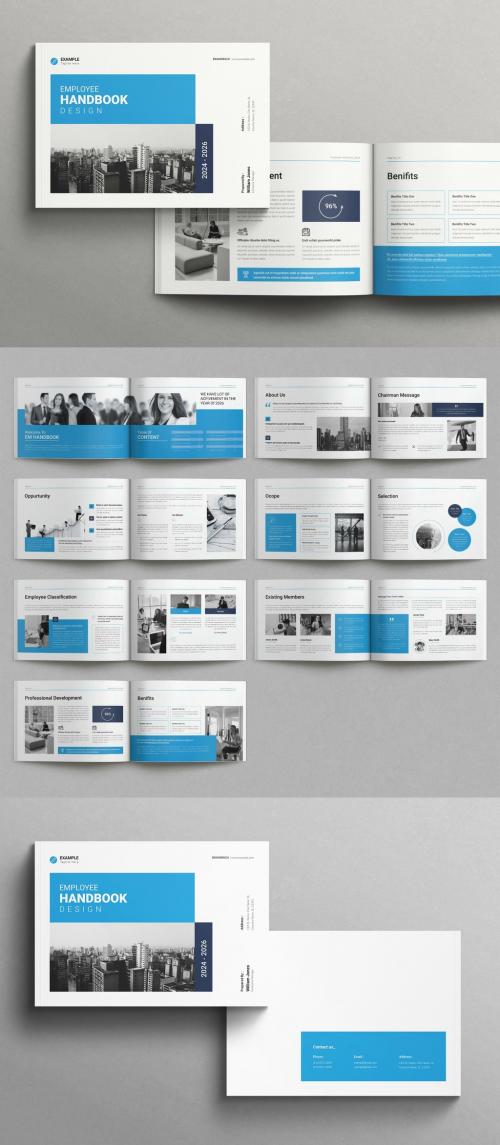 Employee Handbook Template Landscape 581712086