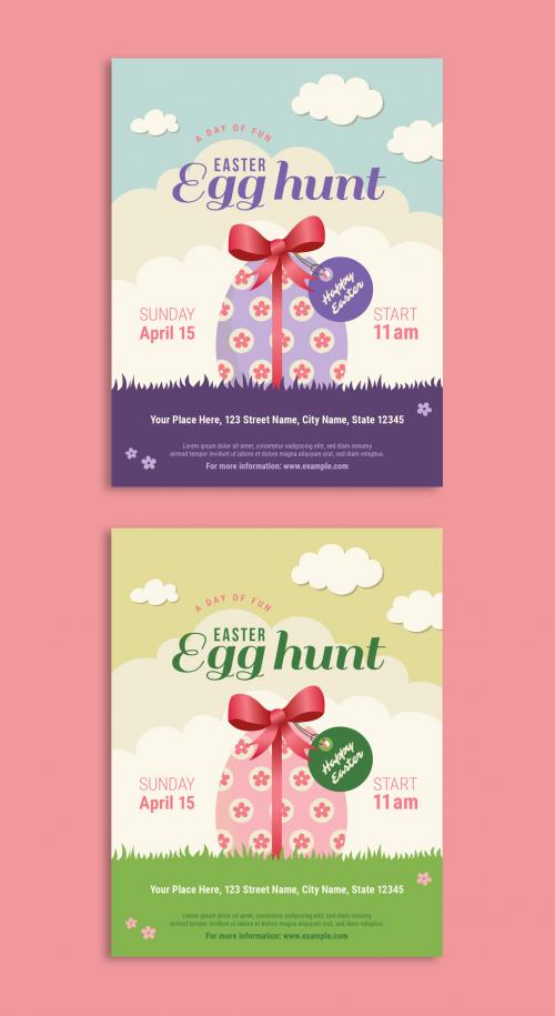 Easter Egg Hunt Flyer 186764568