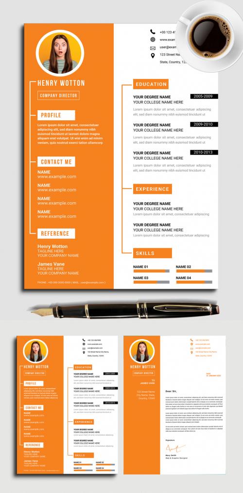 Job Resume Creative Design Template 566207198