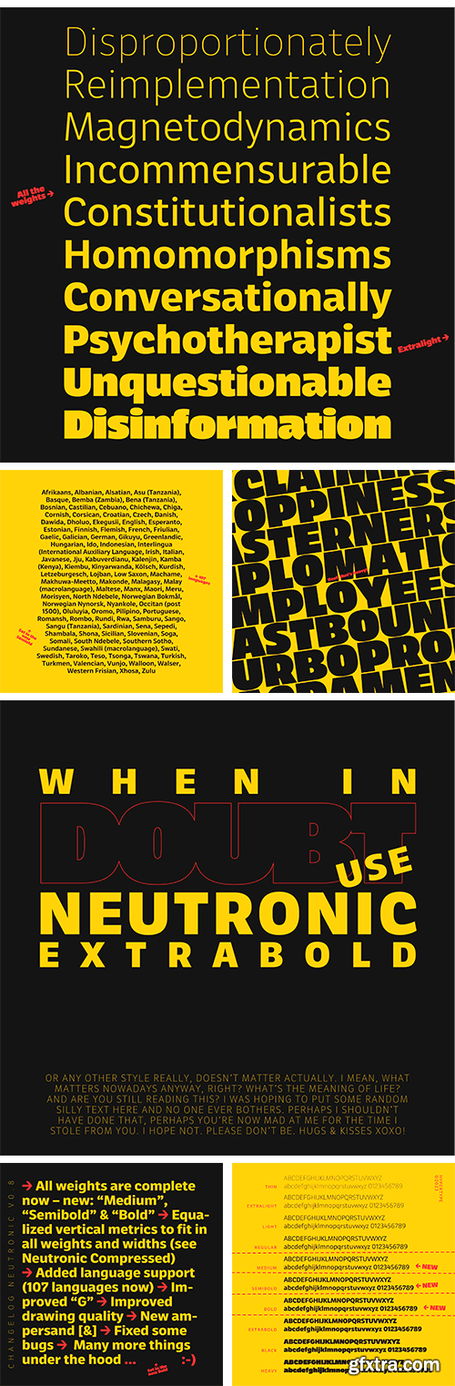 Neutronic Font Family