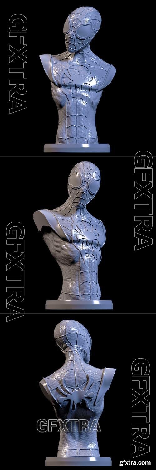 Miles Morales Bust &ndash; 3D Print Model