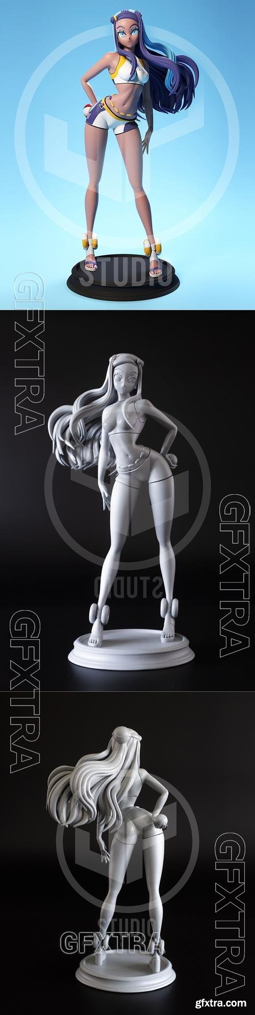 Nessa Pokemon fan art &ndash; 3D Print Model