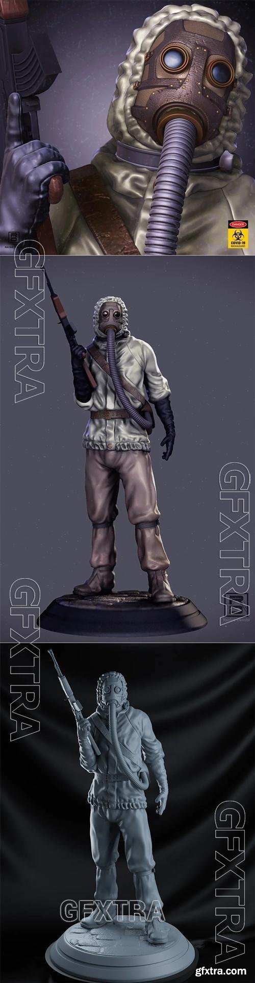 Biohazard Soldier &ndash; 3D Print Model