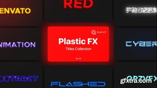 Videohive Plastic Motion Titles Vol. 02 45405319