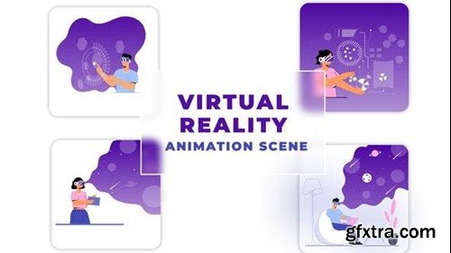 Videohive Virtual Reality  After Effects Animation Scene 45457260