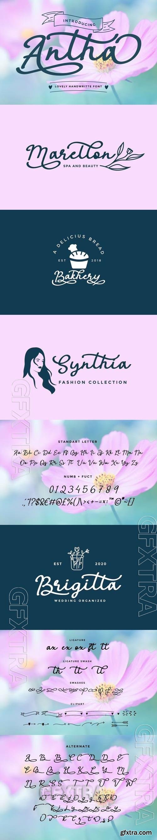 Antha Calligraphy Font SWV2QS7