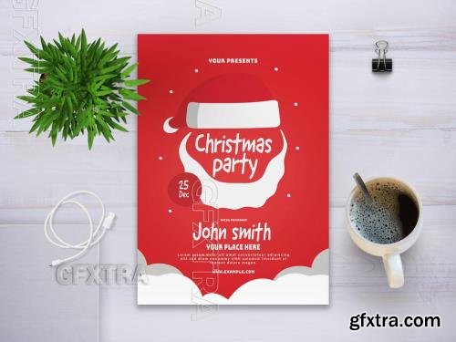 Christmas Party Flyer Layout 307670329