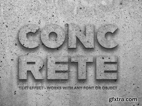 Concrete Text Effect 283067370