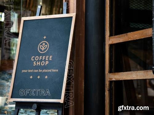 Blackboard Coffee Sign Mockup 272467661