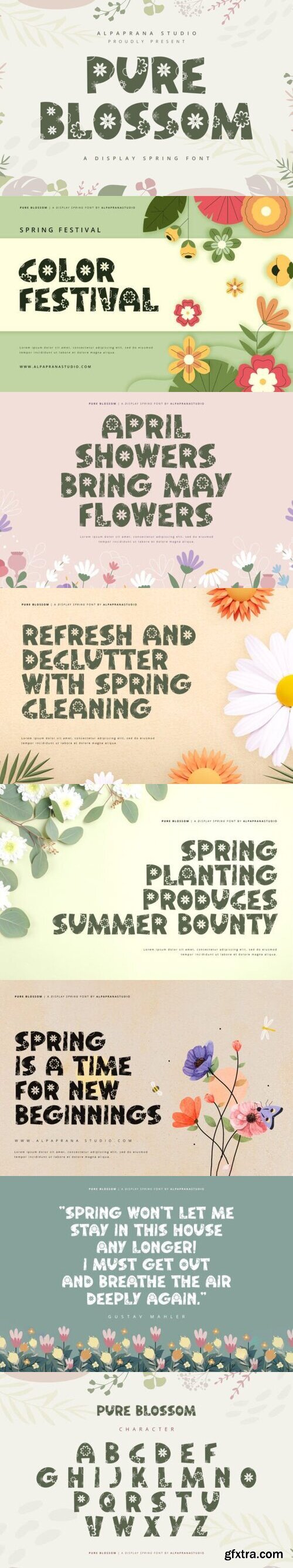 Pure Blossom Font