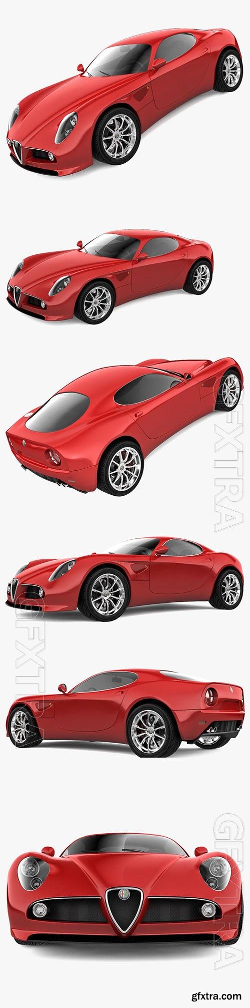 Alfa Romeo 8c Spider 2010 - 3d model