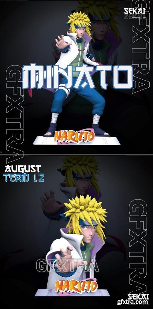 Minato Sculpture and Bust - Sekai &ndash; 3D Print Model