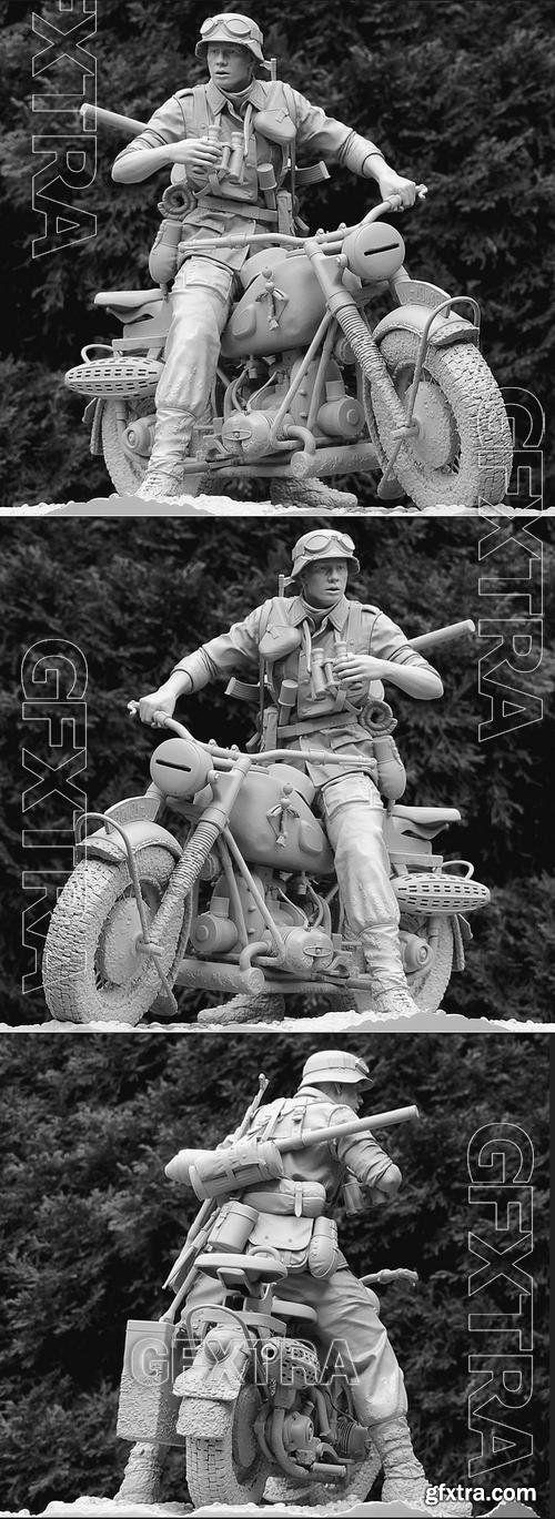 Motorcycle Scout &ndash; 3D Print Model