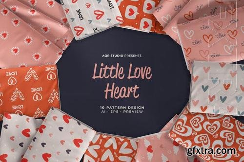 Little Love Heart - Seamless Pattern