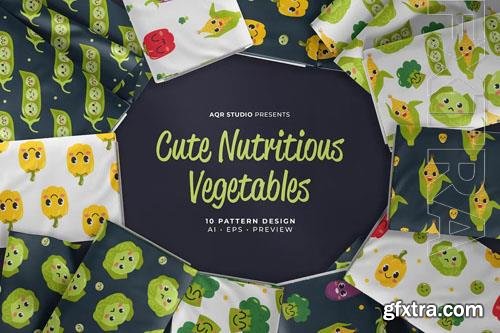 Nutritious Vegetables - Seamless Pattern