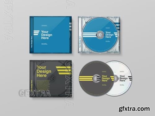 CDs and Cases Mockup 245222785