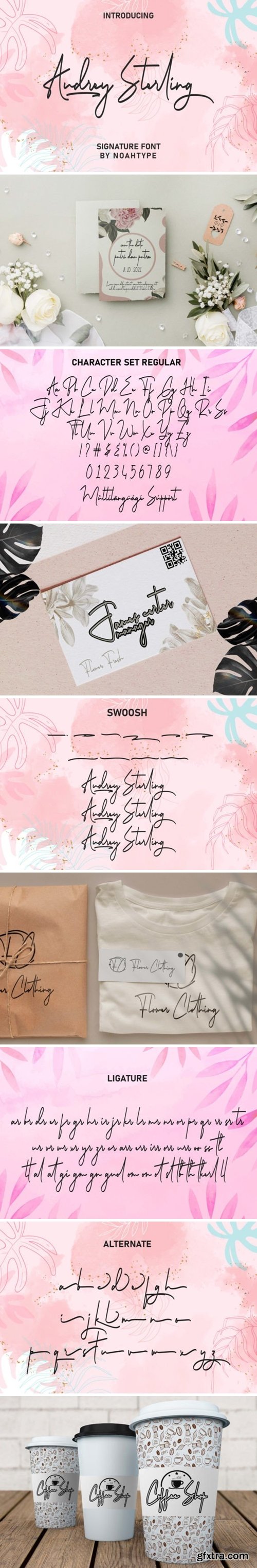 Audrey Sterling Font