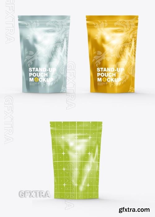 Glossy Stand-Up Pouch Mockup 464128711