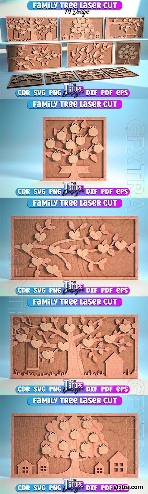 Family tree bundle design elements