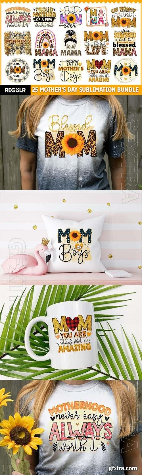 Mother's Day 25 bundle design elements