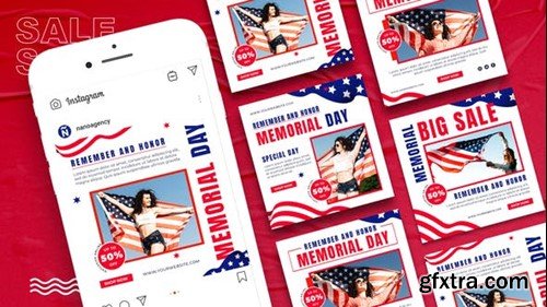 Videohive Memorial Day Instagram Post 45458271