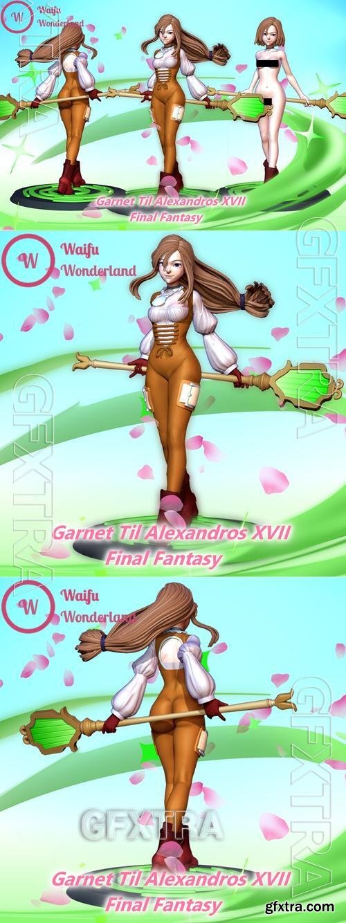 Garnet (Final Fantasy) - Waifu Wonderland &ndash; 3D Print Model