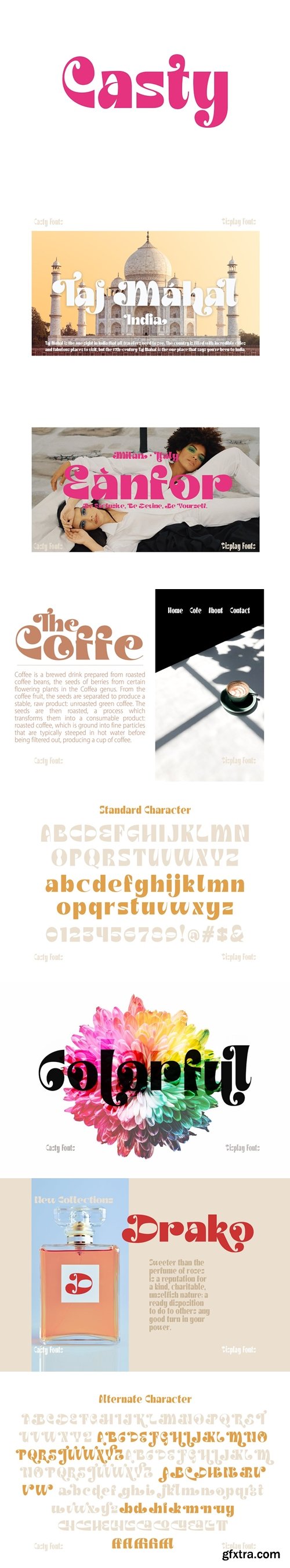 FontBundles - Casty - Groovy Font 2146019