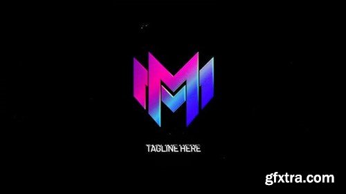 Videohive Neon Glitch Logo Reveal 45490710