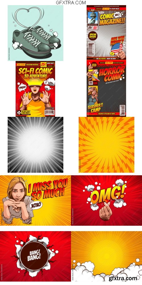 Comics Pack  - 20xJPG