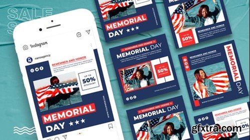 Videohive Memorial Day Instagram Post 45496267