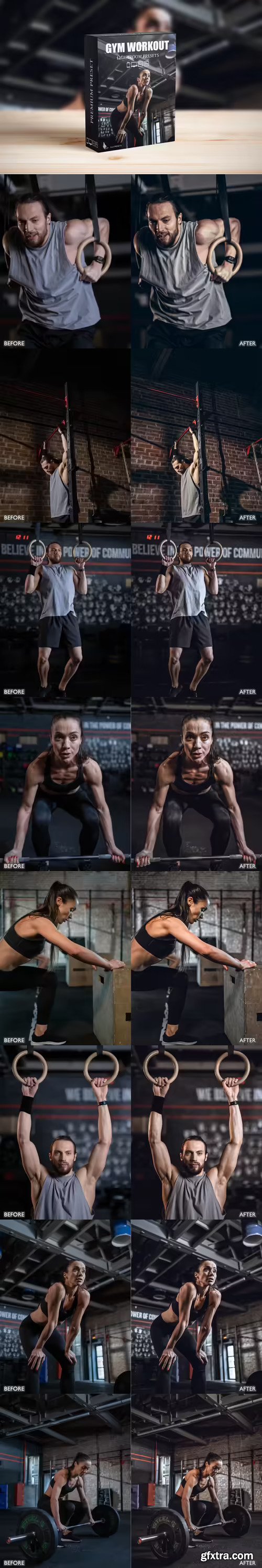 Gym Fitness Lightroom Presets Pack