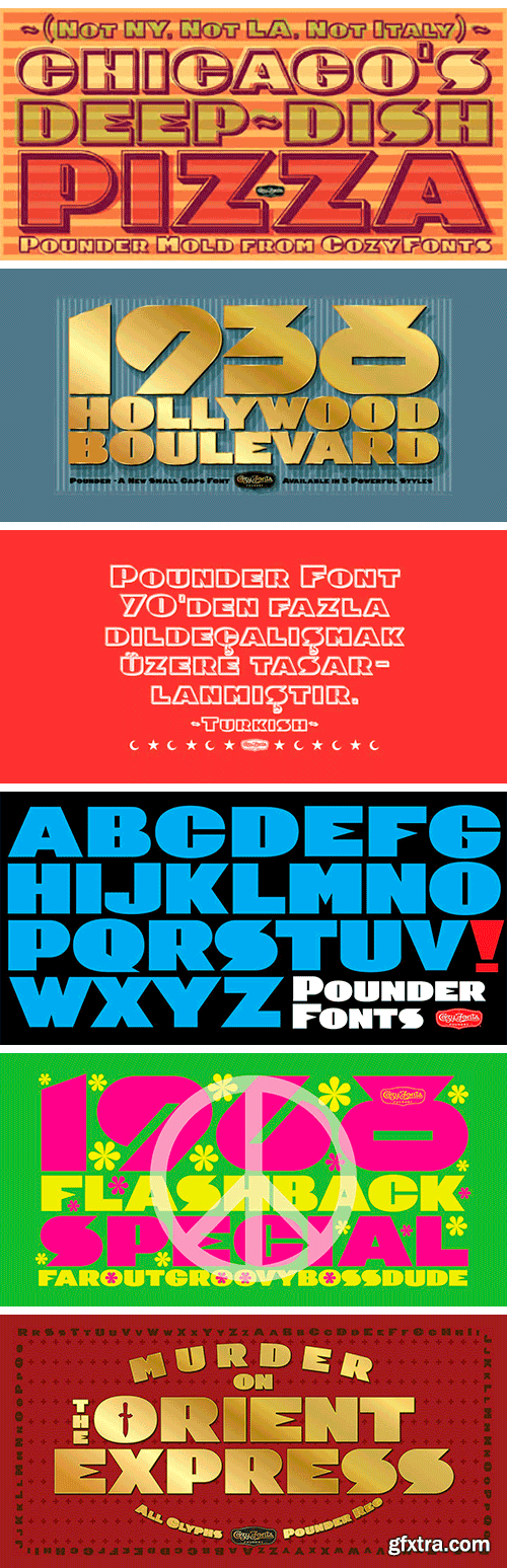 Pounder Font Family