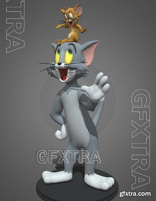 Tom and Jerry &ndash; 3D Print Model