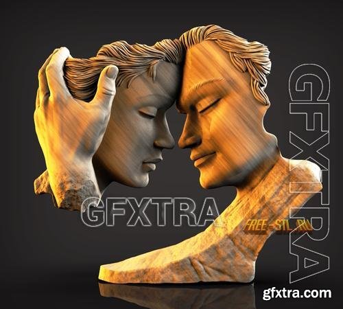 Composition Love &ndash; 3D Print Model